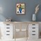 Americanflat Front Loading Shadow Box Frame - 1.5 Interior Depth for Memorabilia - Display Case for Keepsakes - Magnetic Closure - Includes Pins to Secure Items - Hanging Hardware